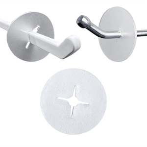 100 Pieces Supermarket Round Pegboard <b>Hook</b> Stoppers Accessories Fits 0.15" to 0.25" Diameter <b>Plastic</b> or Metal <b>Hooks</b> - Product Image 1