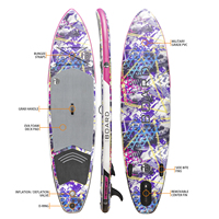 Planche de Paddle gonflable de haute qualité pour sports nautiques
