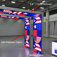 Stan Pameran Modular Aluminium SEG 10x20 kaki Bebas Alat untuk Pameran Pakaian dengan Rak Gantung Baju