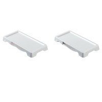 Assiette de service rectangulaire empilable en mélamine écologique BST de qualité alimentaire pour plateau de viande, idéale pour les restaurants de bœuf et les plats chauds