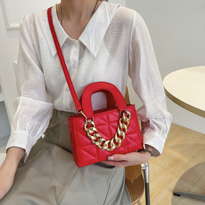 Bolso de mano con cadena de diseño de lujo para mujer, bandolera <span class=keywords><strong>barata</strong></span>, venta al por mayor, 2019 - Product Image 3