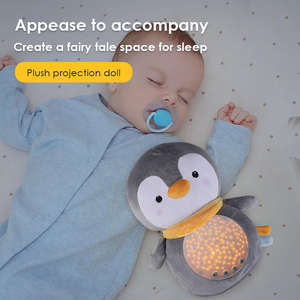 Machine à Sons pour Bébé avec Veilleuse et <span class=keywords><strong>Bruit</strong></span> Blanc, Design <span class=keywords><strong>Pingouin</strong></span> Adorable, Fonctionnant sur Piles - Product Image 5