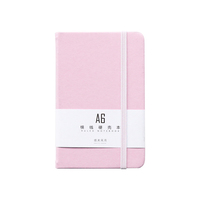 Cuaderno de Bolsillo Personalizado al por Mayor, Color Macaron, Tamaños A5, A6, A7, Impresión de Logotipo Personalizado, Cuaderno de Cuero con Correa Pequeña, Fábrica OEM