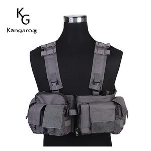 Su Ordinazione di Modo Staccabile Multi-Purpose di Colore Solido Outdoor Gilet Tattico Gilet Militare - Product Image 1