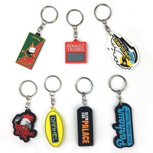 Wholesale 2D/3D <b>Custom</b> Shaped Key Chains Soft Pvc Rubber <b>Keychain</b> With Your Logo Name - Product Image 1