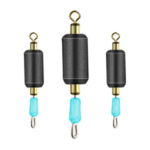 Plomada de pesca cilíndrica Aohu de 5g con clip de silicona para pesca en río - Product Image 3