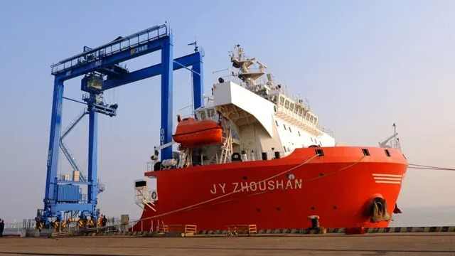 20ft 40ft port container crane 60ft rtg crane rubber tyre container ...