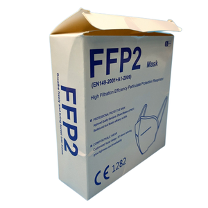 Dongguan gran oferta bajo MOQ FFP2 eliminación cara máscara quirúrgica prueba de ácido nucleico caja de embalaje de papel con logotipo personalizado para medicina - Product Image 1
