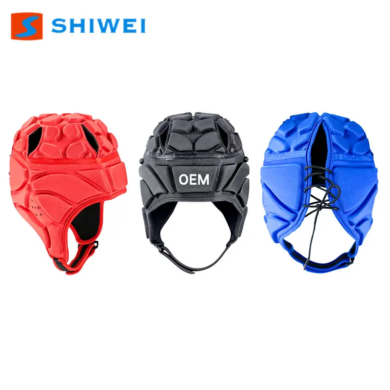 SHIWEI-9004 # Adjustable Football Headgear Goalkeeper Helmet頭Protect