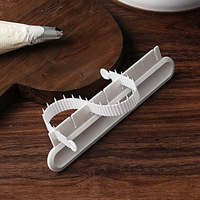 Tabla de corte de plástico grueso para pan tostado y repostería, marcador de porciones, utensilio de grado alimenticio, accesorios y herramientas de repostería DIY