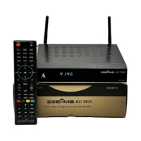 Nuevo decodificador de televisión satelital ZGEMMA 4K UHD ZGEMMA H17TWIN DVB S2/S2X + S2/S2X compatible con CI&CA