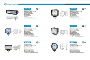 Linterna led de emergencia para coche, de 12W luz estroboscópica, resistente al agua, para camión, tractor, carretilla elevadora - Product Image 4