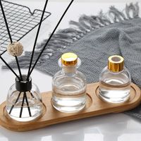 Bouteilles de diffuseur à roseaux en verre vides certifiées ISO de haute qualité pour l'aromathérapie – Vente en gros