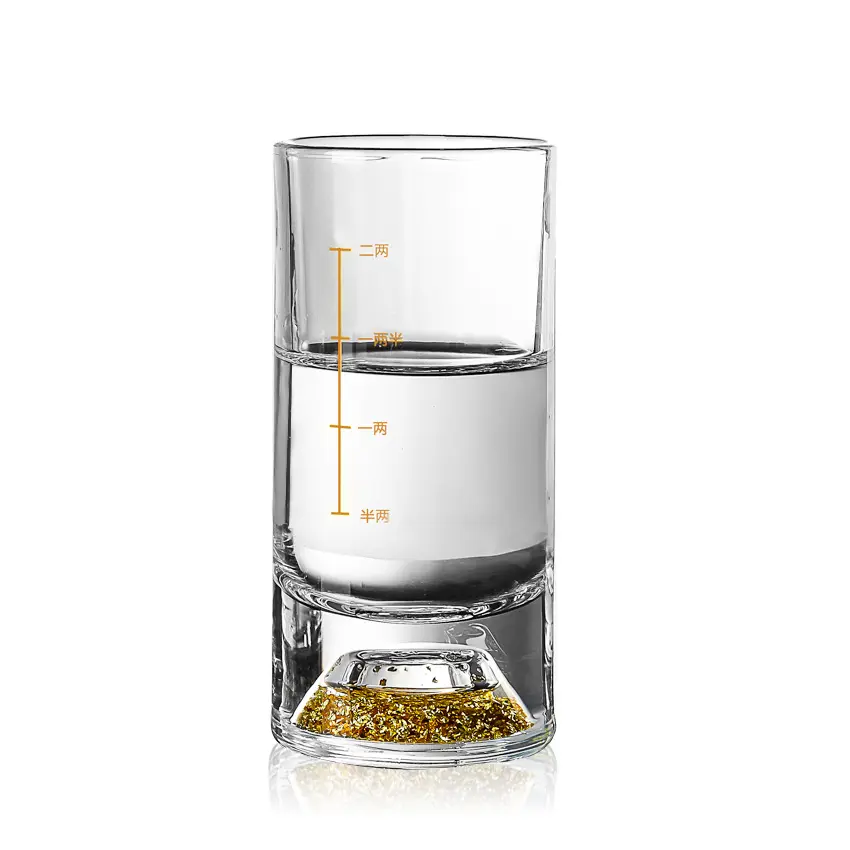 10-100mL varios tipos espesar vidrio duradero Tequila Vodka Mini vaso de chupito con fondo grueso para fiesta Bar uso doméstico