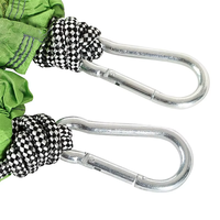 Hamac suspendu parachute portable, tente d'été monocouche, moustiquaire de camping extérieur, polyester écologique imperméable