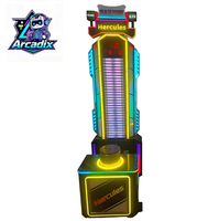 Machine de boxe d'arcade à monnayeur, testeur de force de frappe ultime, jeu de frappe à marteau à récompense pour parc d'attractions