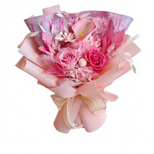 Caja de Regalo Ecológica de Alta Gama con Ramo de Rosas Creativo, Ideal para Declaraciones de Amor y Aniversarios - Product Image 5