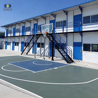 CGCH – Camp de Travail Modulaire Durable à Bas Coût : Bungalow Conteneur Démontable, Maison Préfabriquée, Unité Pliable pour Hébergement