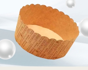 Molde de papel redondo Panettone de 3 a 5 pulgadas, bandeja de papel Panettone desechable, molde para Horno de vapor, pan, pastel, bandeja de papel para comida - Product Image 6