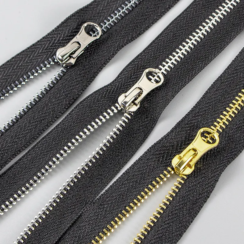 15cm-45cm closed Multi color 5# Zippers hoodie Customized metal zipper