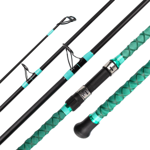 Seaguide 3 pièces longue Distance 9ft-15ft carbone Surf Casting tige Master Grade 2.7M-4.5M voyage Surf lent EVA pour la <span class=keywords><strong>pêche</strong></span> en eau salée - Product Image 6