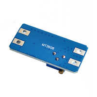 Modul Booster MT3608 2A Berkualitas Tinggi Dapat Diatur Dari 2-24V Liter hingga 5/9/12/28V DC-DC