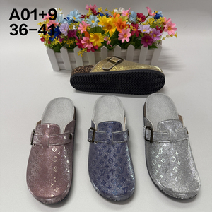 Sandalias <span class=keywords><strong>Birkenstock</strong></span> de moda para mujer, nuevas, de exterior, con punta cerrada, cómodas y planas, estilo medio sandalia. - Product Image 4