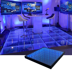 Plancher de danse LED 3D professionnel 50*50cm, éclairage de scène, lampe de sol LED pour discothèque, mariage, DJ, événement - Product Image 1