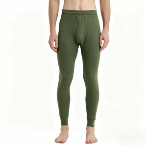 Sous-vêtements thermiques pour hommes, extensibles dans 4 directions, doux, confortables, légers, pantalons longs, ouverture à l'avant, durables, lavables en machine, à porter toute la journée - Product Image 3