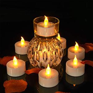 Oshine - Velas LED de Plástico con Batería de Larga Duración, sin Humo ni Llama, para Decoración del Hogar, Cocina, Comedor, Balcón - Product Image 3