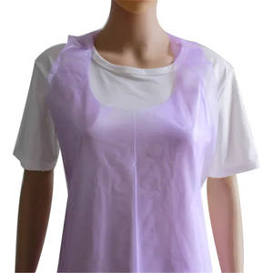 Disposable Plastic <b>Apron</b> Waterproof Poly <b>Apron</b> for Food Processing - Product Image 2