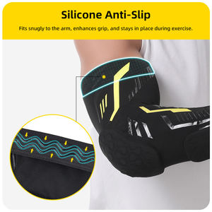 Support de Coude Ajustable en <span class=keywords><strong>Polyester</strong></span> et Spandex Respirant à Nid d'Abeille pour Basketball et Football - Protection Anti-Collision - Product Image 2