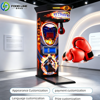 Matériel de divertissement compact pour les salles d'arcade et les espaces de jeu intérieurs restreints – Machine de boxe