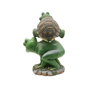 Par <span class=keywords><strong>de</strong></span> Ranas Decorativas Esculpidas en Resina, Estatua <span class=keywords><strong>de</strong></span> Pareja <span class=keywords><strong>de</strong></span> Ranas Caprichosas para Jardín, Camino y Jardín <span class=keywords><strong>de</strong></span> Flores, Arte y Coleccionismo - Product Image 5