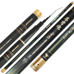 C.T. Canne à pêche télescopique Slash 6m en carbone, action extra rapide, pour eau douce, carpe crucian, guides SIC, Chine - Product Image 5