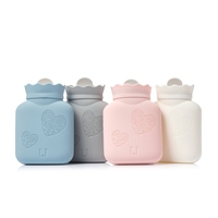 Mini sac à eau chaude et froide en Silicone, sacoche Portable étanche, Durable et mignonne, pour bouteille d'eau chaude et froide, pour l'hiver, 1 pièce, 340ml