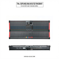 Console de mixage audio professionnelle 24 canaux filaire pour DJ, 24 DSP, effets sonores multiples, modèle APX24, fabrication chinoise, moule privé