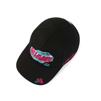 Casquette de baseball professionnelle à 6 panneaux, broderie graphique colorée multi-positions pour un style streetwear, logo de marque personnalisé