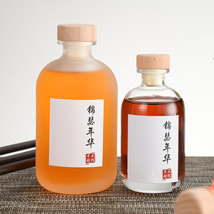 <span class=keywords><strong>Regalo</strong></span> di lusso in vetro in scatola bottiglie di liquore per eventi aziendali e matrimoni con lamina di etichette stampate e accenti di nastro - Product Image 6