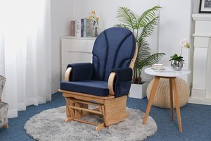 Mecedora Planeadora de madera de caucho a precio de fábrica, relajación nocturna de mamá para uso en la sala de estar - Product Image 6