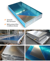 Harga pabrik 1100 2024 3003 3004 5052 6061 lembar aluminium anodized berwarna biru dengan film pvc kulit jeruk timbul stucco