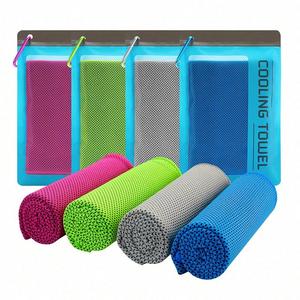 Serviettes de sport personnalisées en microfibre PVA rafraîchissante à sublimation, séchage rapide, emballage individuel, été, sur mesure - Product Image 1