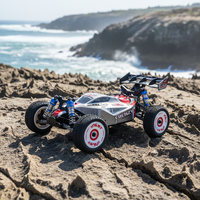 Радиоуправляемая машина HOSHI N517C 1/12 4WD, 70 км/ч, с бесщеточным двигателем, регулятором хода 45A ESC, пультом FlySky FS-G4P 4CH, 3S, высокоскоростной внедорожный багги-трак