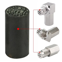 Mini convertidor catalítico de inserción compatible con orificio de escape M18x1.5, elimina la luz de advertencia del motor, sustrato cerámico recubierto de metales preciosos