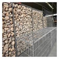 Caisse gabion en treillis soudé galvanisé 2x1x1M, clôture en cage à pierres 2x1x0.5M, panier gabion Galfan pour murs de soutènement