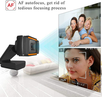 Kamera Web Webcam 1080P, Sudut Lebar Full HD 1080P 60Fps Komputer Kamera Webcam dengan MIC