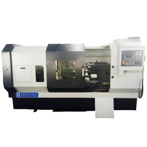 เครื่องกลึงแบบแท่นราบความแม่นยำสูง CK6180 GSK/FANUC/Siemens 220V ดิจิตอล ผลิตภาพสูง แข็งแรงทนทาน สำหรับงานเหล็กหนัก - Product Image 1