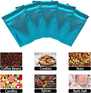 Sourcepack mùi bằng chứng đóng gói in <span class=keywords><strong>Zip</strong></span> tùy chỉnh Ziplock Logo Nhựa đứng lên túi ăn được bao bì doypack Mylar Túi - Product Image 3