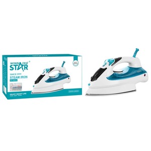 WINNING STAR Fer à repasser multifonctionnel à semelle en céramique, vapeur et pulvérisation à sec, normes UK et UE, pour le marché international - Product Image 1