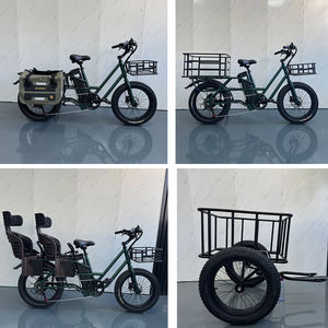 Vélo <span class=keywords><strong>cargo</strong></span> électrique multifonctionnel à deux roues, grande autonomie, prix de gros usine OEM ODM - Product Image 2